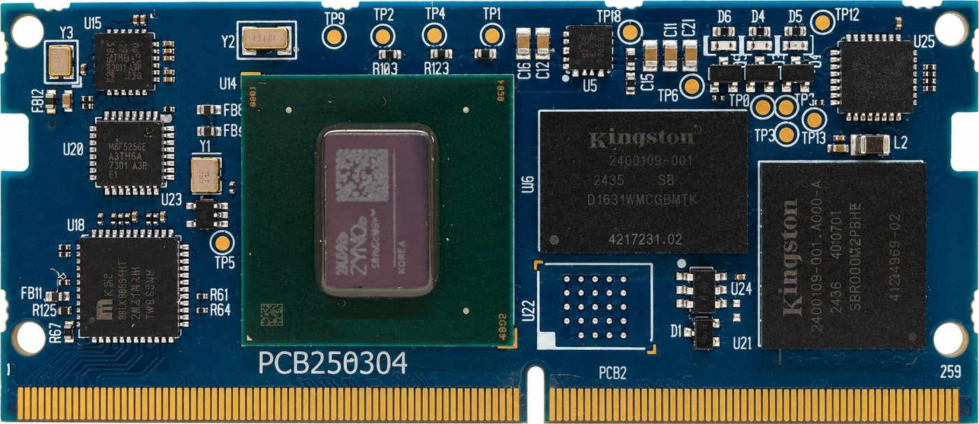 SOM Zynq UltraScale+ in formato SODIMM