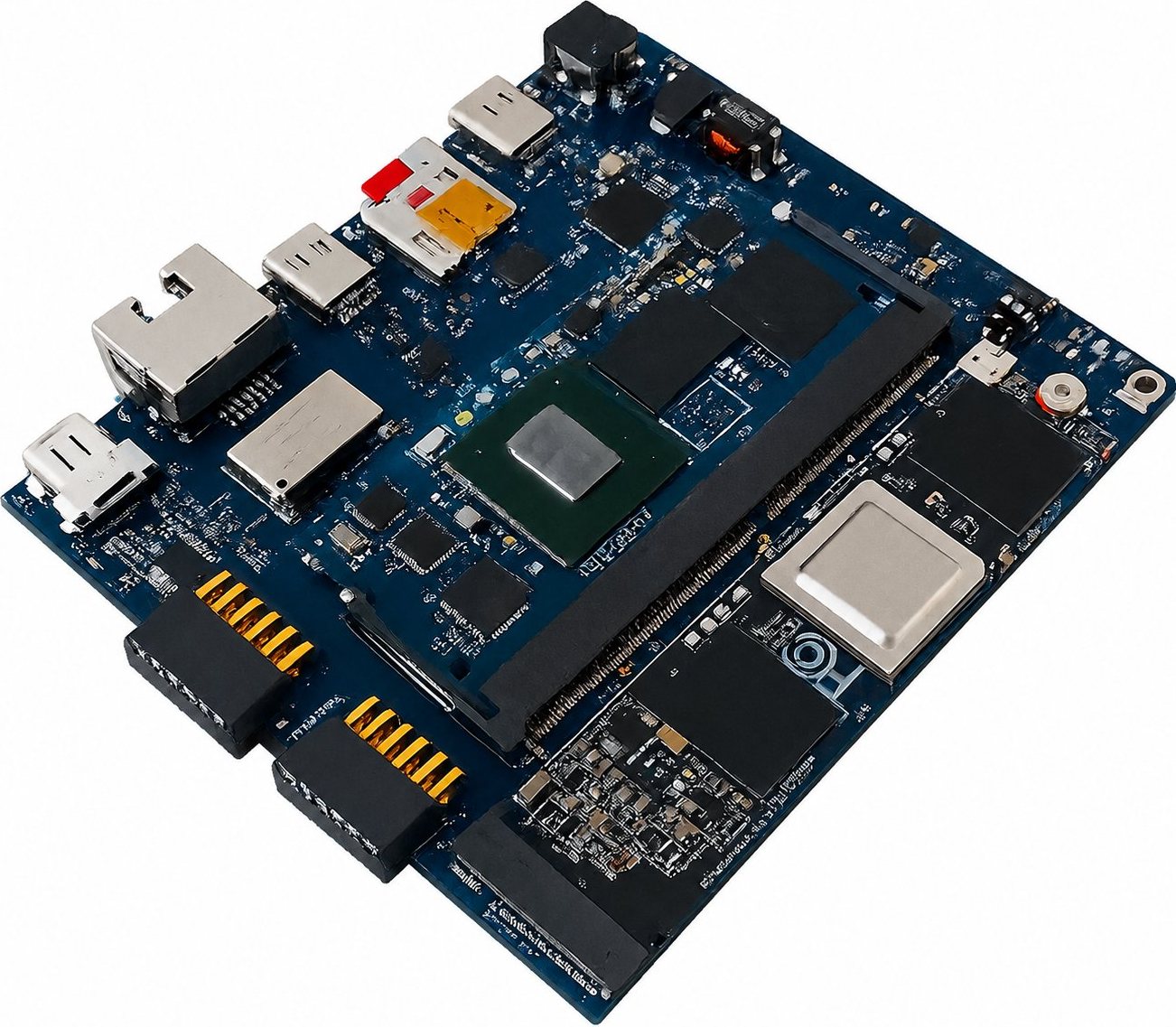 Starter kit ZU-NEXUS-AI: SOM, carrier board e modulo NPU M.2 assemblati